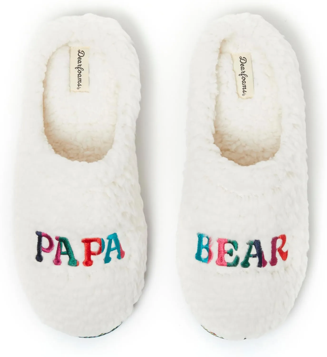 Dearfoams Men's Papa Bear Slipper