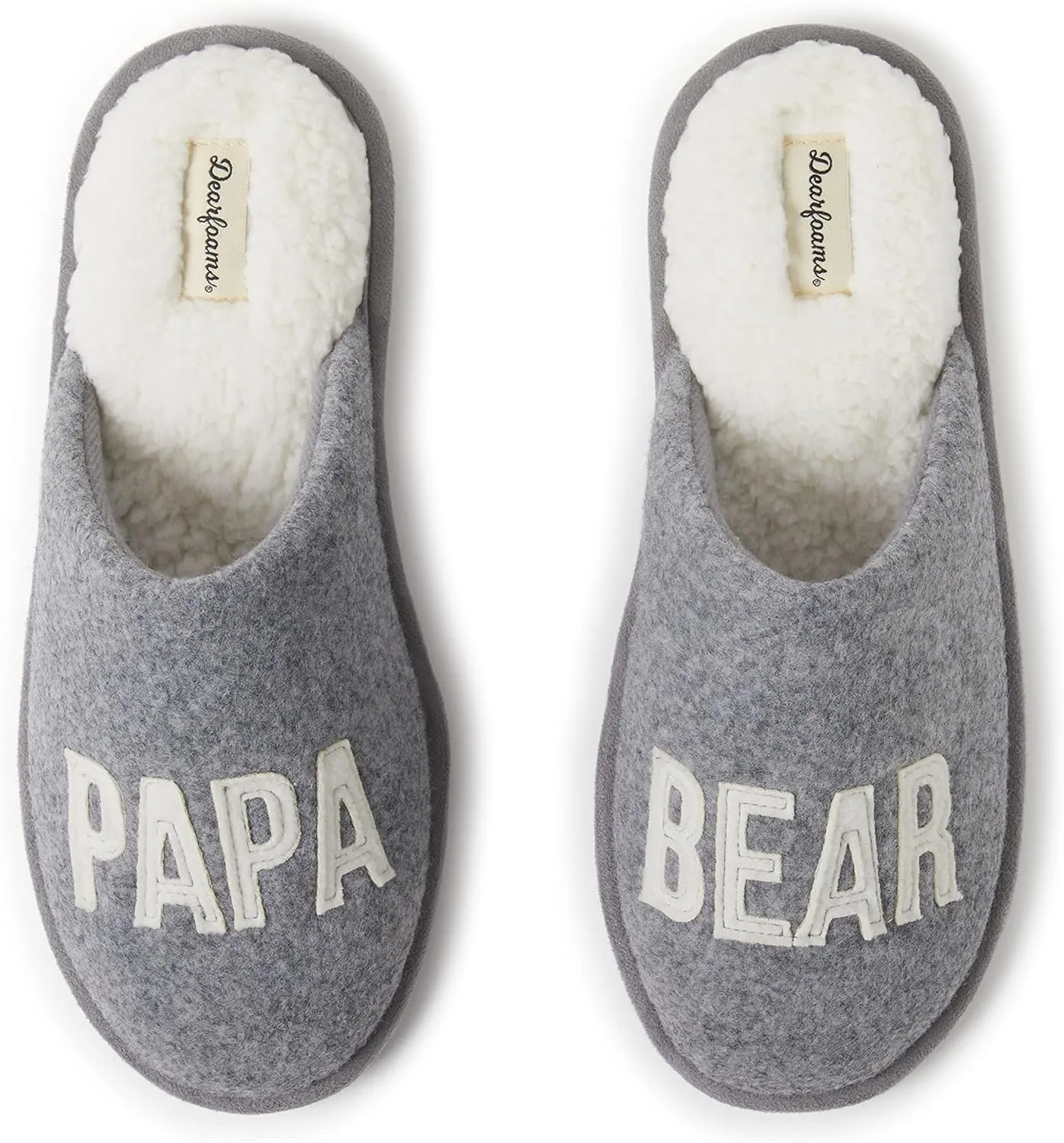 Dearfoams Men's Papa Bear Slipper