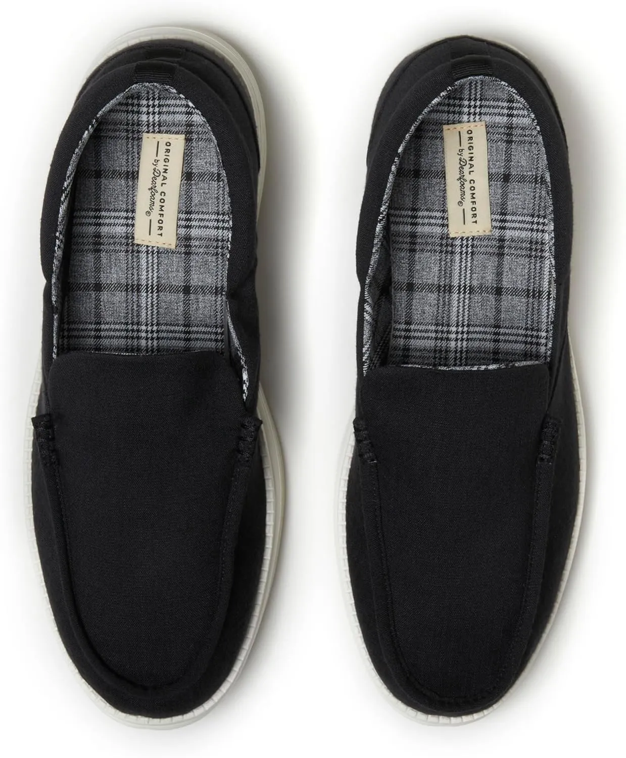 Dearfoams Men's Ronan Lightweight Casual Slip on Shoes Loafer