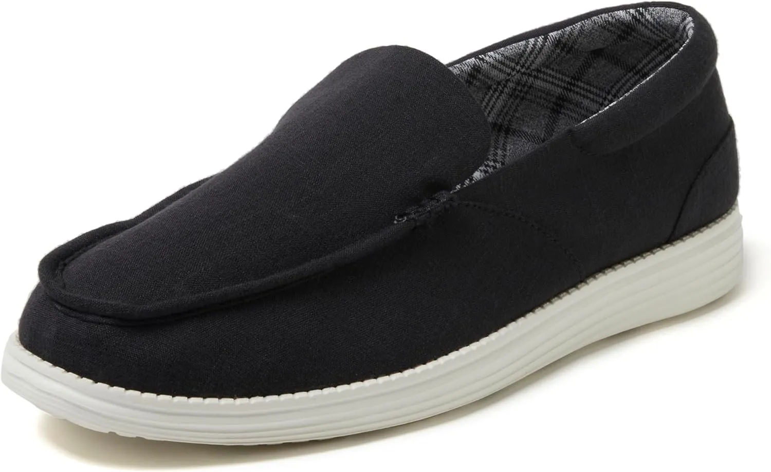 Dearfoams Men's Ronan Lightweight Casual Slip on Shoes Loafer