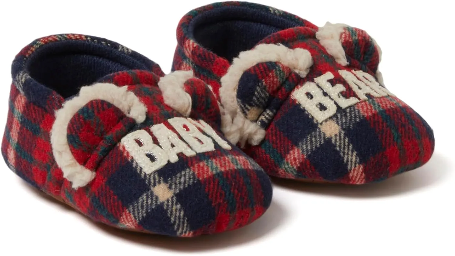 Dearfoams Unisex-Baby Gifts for Kids Matching Christmas Holiday Lil Bear Slipper
