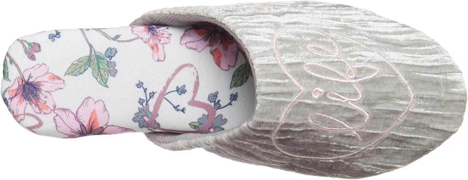 Dearfoams Women's Giftable Mom Mother's Day Novelty Scuff with Eye Mask Slipper