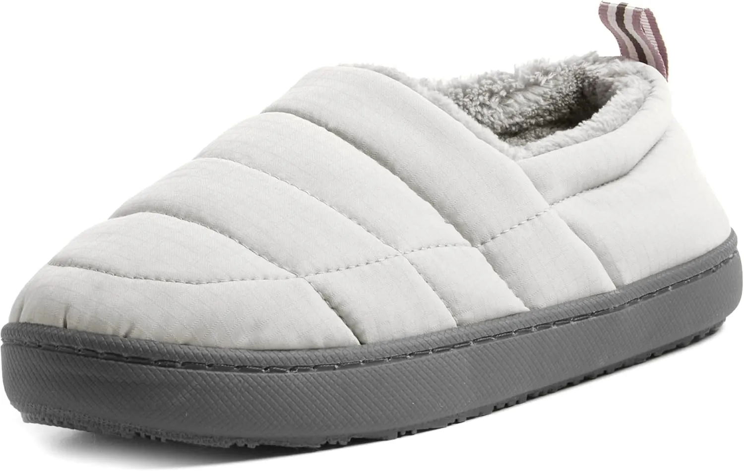 Dearfoams Women's Lightweight Memory Foam Easy on Off Fern Closed Back Slipper
