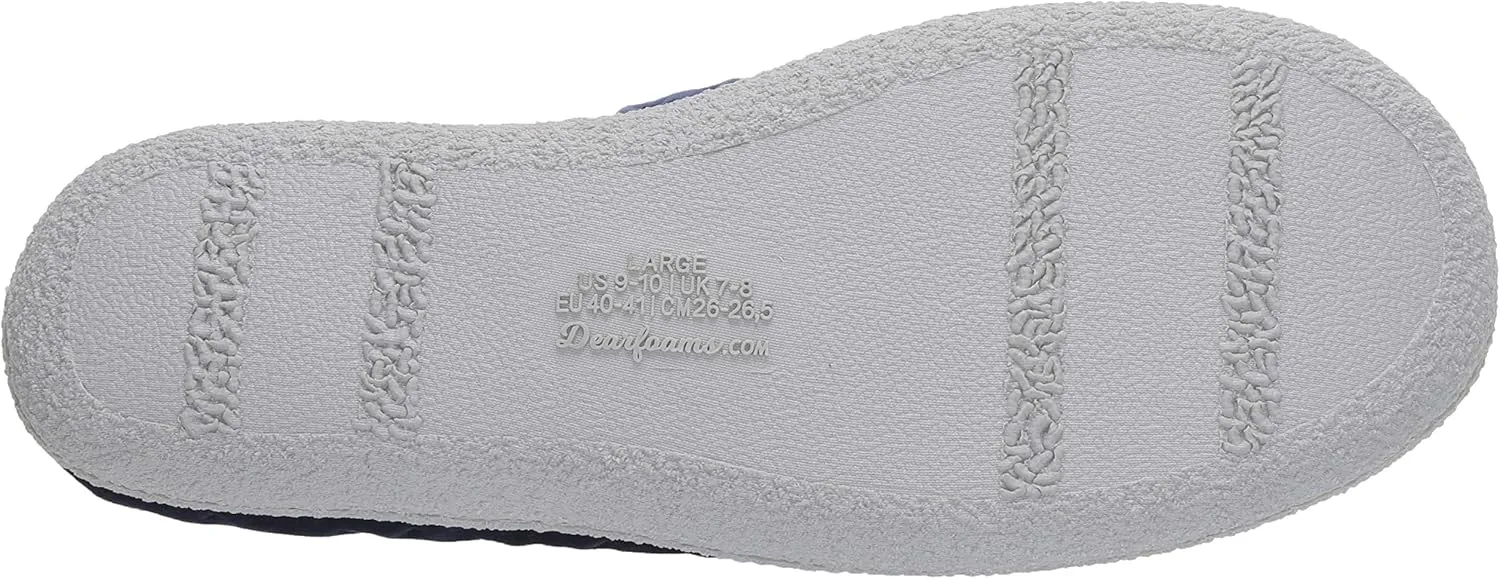 Dearfoams Women's Textured Knit CL Slipper