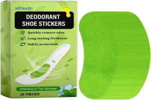 Deodorant Shoe Stickers Deodorant Sports Breathable deodorizing Sweat-Absorbing Comfortable and Refreshing Invisible Deodorant Insoles(40pieces)