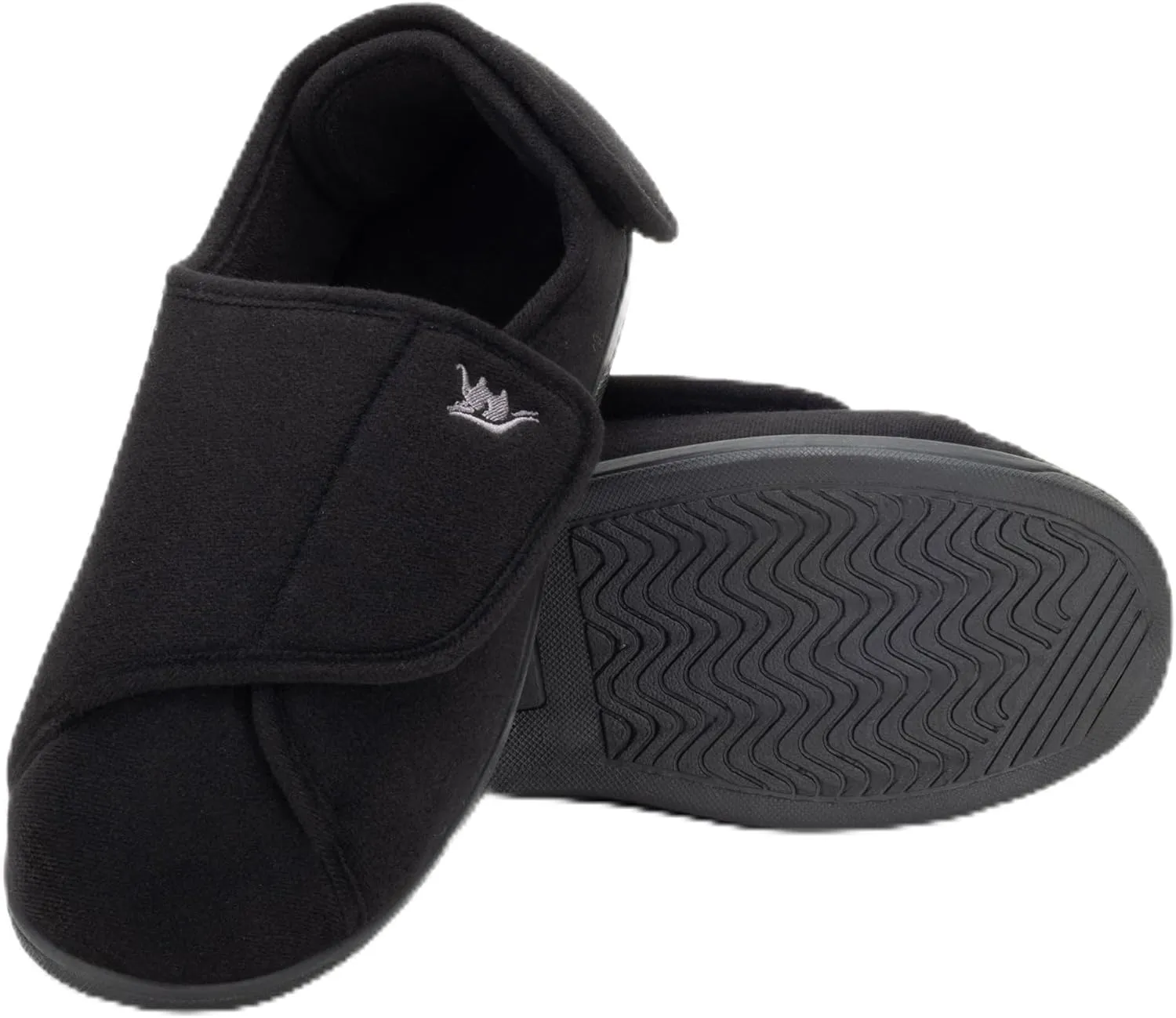 Diabetic Slippers Women, Lymphedema Shoes, Edema Shoes Swollen Feet, Indoor and Outdoor Hook and Loop, Non Slip House Shoes