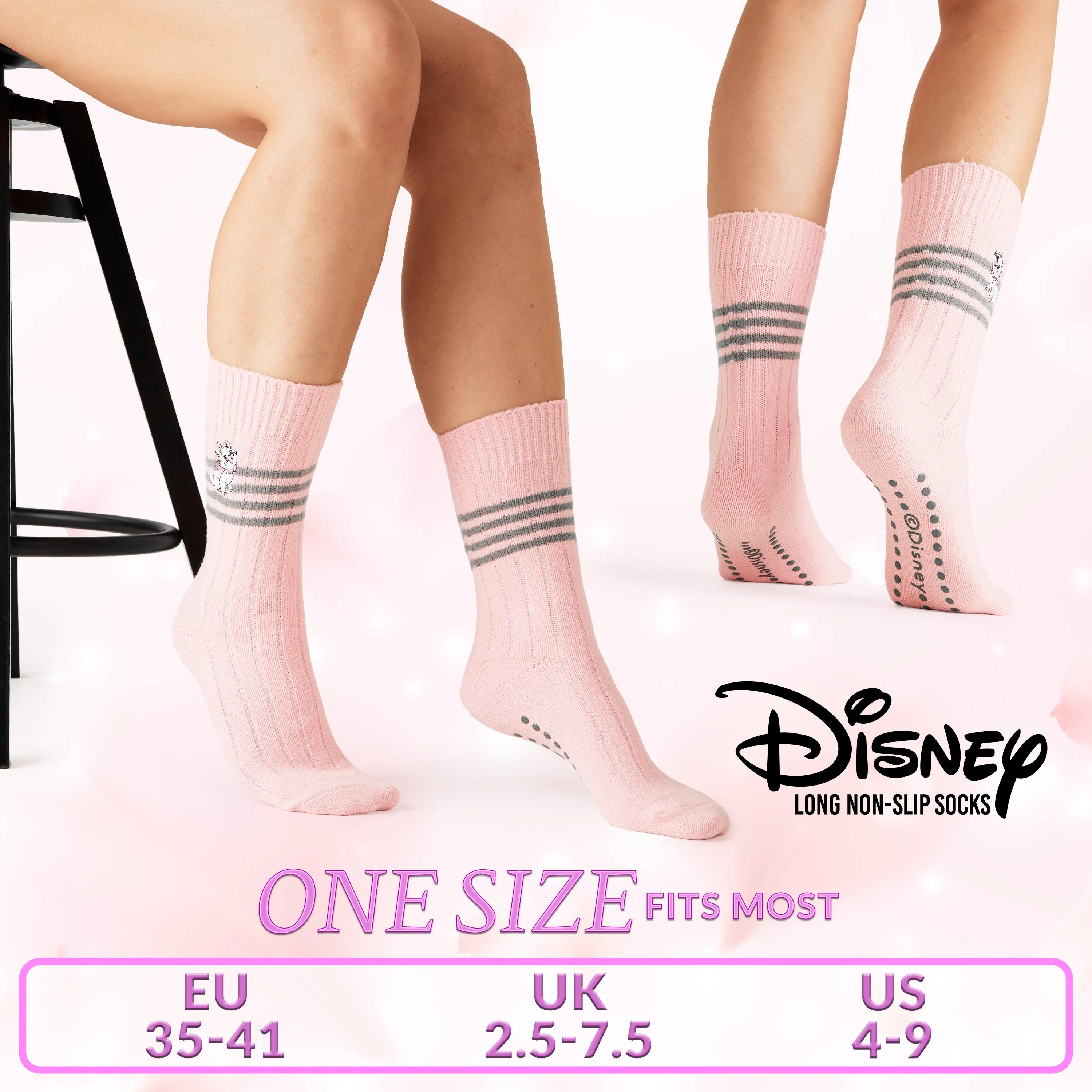 Disney Bed Socks for Women, Non Slip Socks - Marie