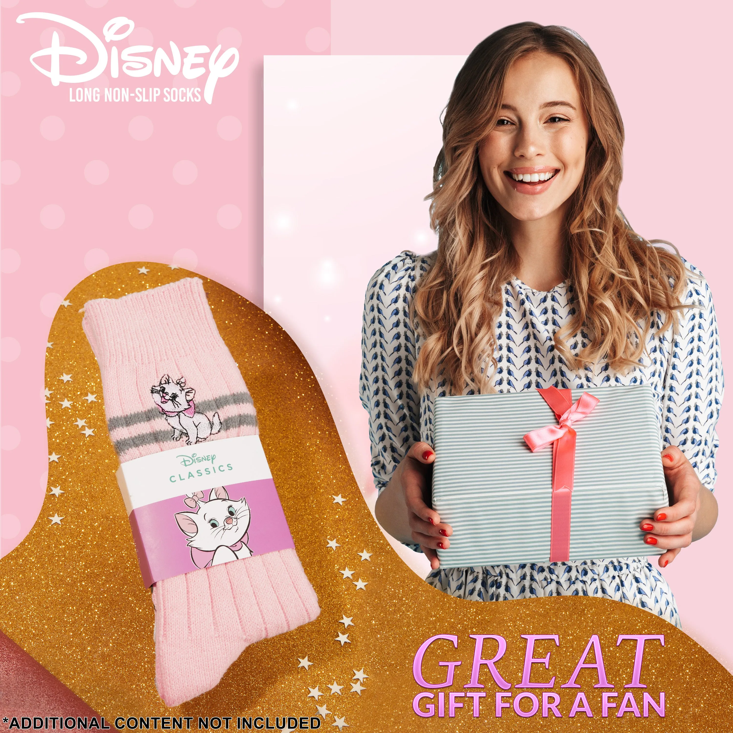Disney Bed Socks for Women, Non Slip Socks - Marie