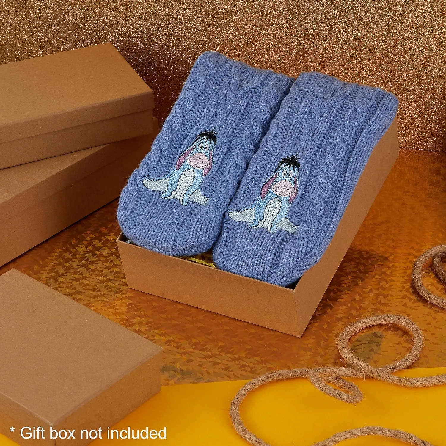Disney Fluffy Socks for Women and Teenagers Soft Warm Slipper Socks Non Slip One Size Lounge Wear Gifts for Women