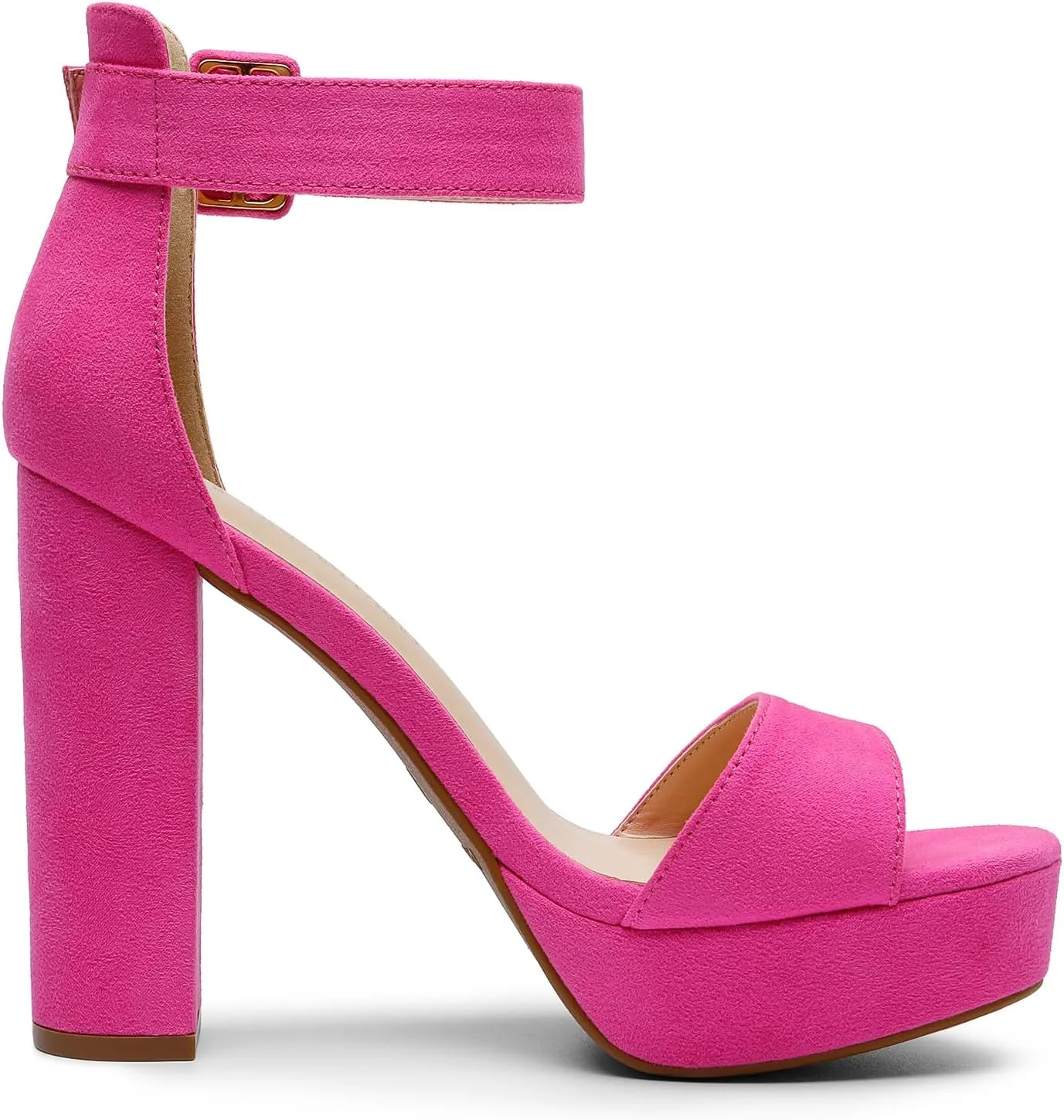 DREAM PAIRS Women's Hi-lo Heeled Sandal