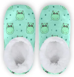 Dussdil Home Winter Slippers Spa Travel House Slipper Soft Memory Foam Slipper Non Slip for Hotel Bedroom Shoes Slippers