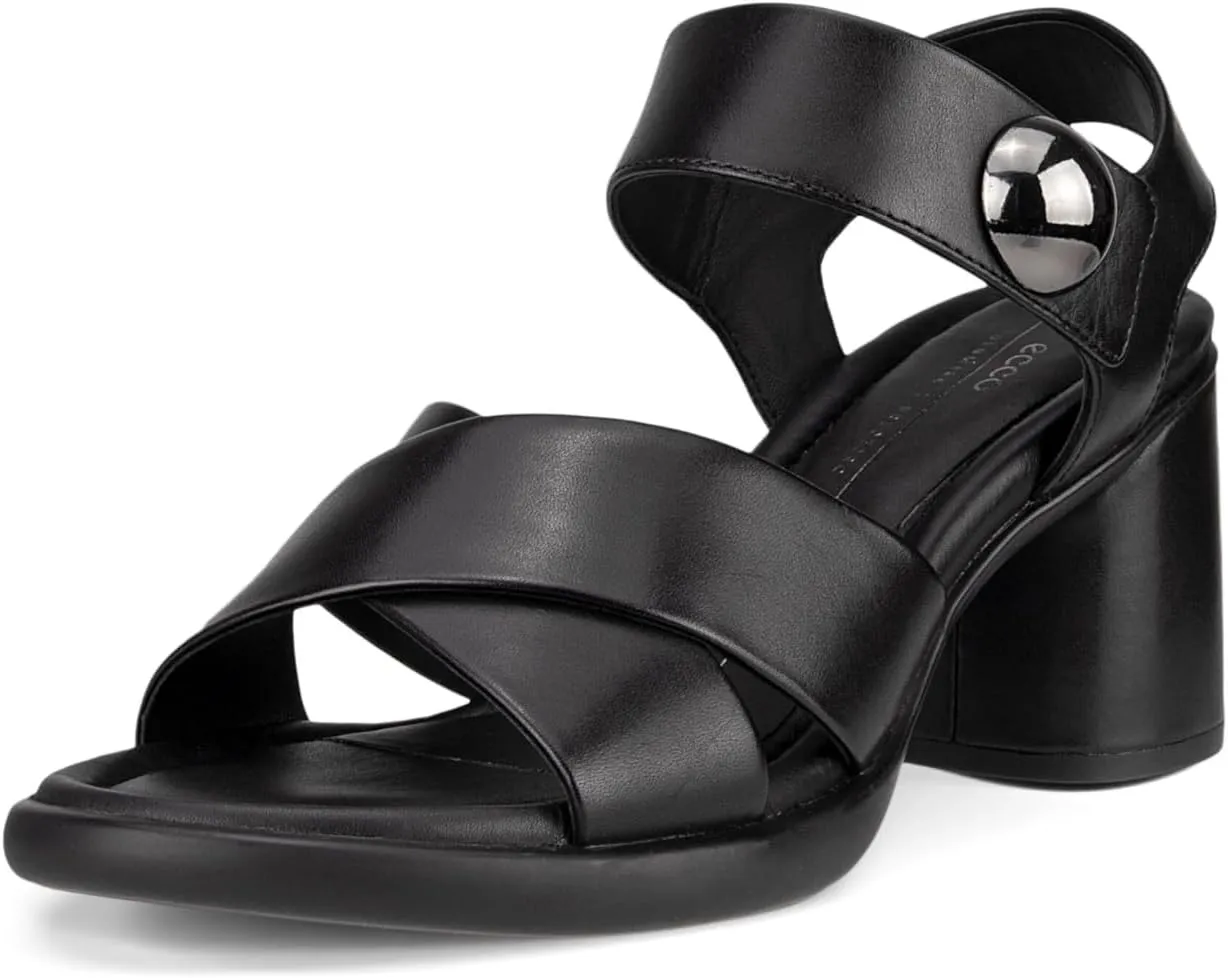 ECCO Women's Sculpted 55 Luxe Button Heeled Sandal