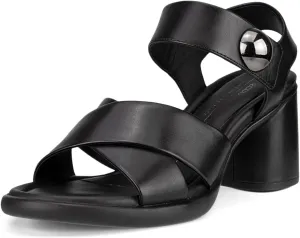 ECCO Women's Sculpted 55 Luxe Button Heeled Sandal