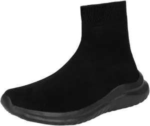 Eliogn Men's Women's Slip-On Lightweight Running Shoes Fashion Breathable Walking Shoes Couple Socks Shoes Casual Sneakers for Men Women