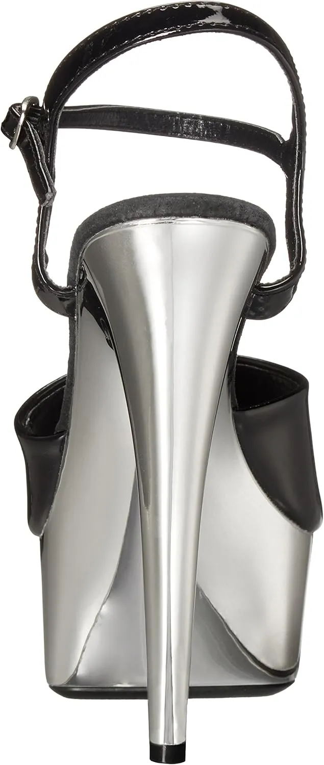 Ellie Shoes Women's 609-CHROME Platform Sandal