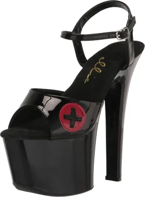 Ellie Shoes Women's 711-nurse Heeled Sandal