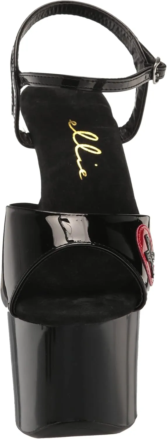 Ellie Shoes Women's 711-nurse Heeled Sandal