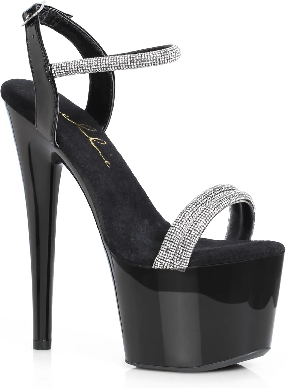 Ellie Shoes Women's Rhinestone Sandal Heeled