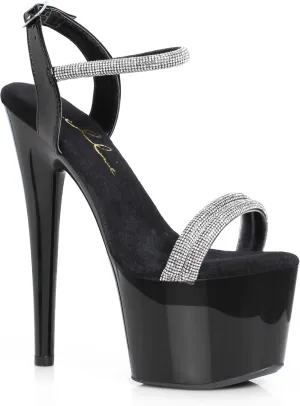 Ellie Shoes Women's Rhinestone Sandal Heeled