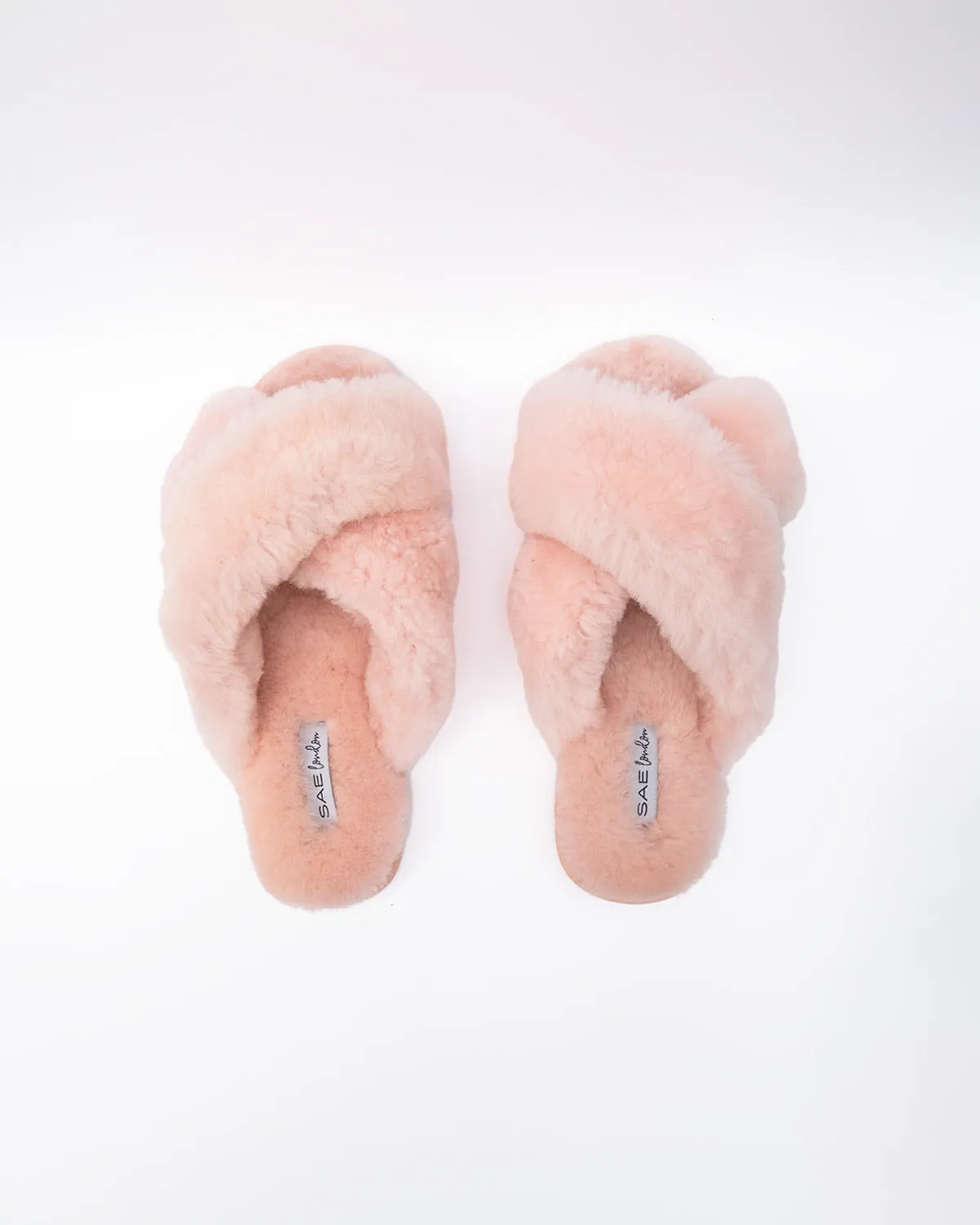 Esmee Sheepskin Slipper in Soft Pink