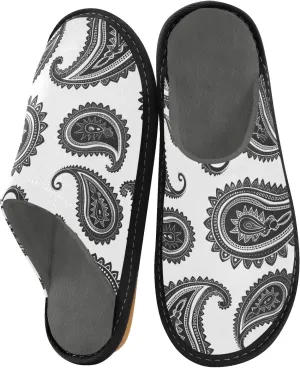 Ethnic Pattern House Slippers, Non Slip Slippers for Women Men Warm Slippers House Shoes Indoor Outdoor Slippers