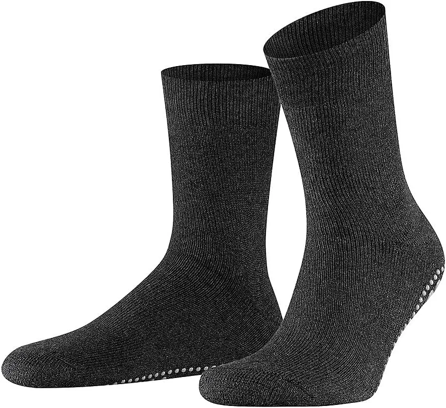 Falke Homepads Asphalt Melage Men's Crew Cut Socks Shoes