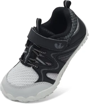 FEETCITY Kids Barefoot Shoes Boys Girls Sneakers Toddler Walking Shoes Kids Hiking Shoe Lightweight Outdoor Tennis Shoe