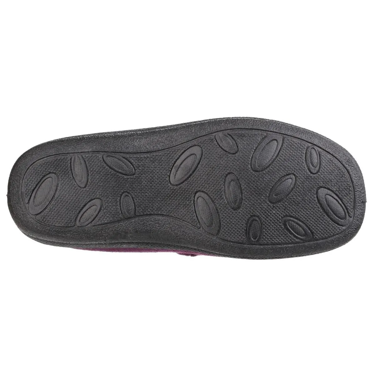 Fleet & Foster Capa Touch Fastening Memory Foam Slipper Plum