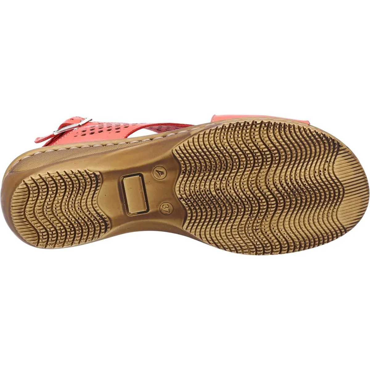 Fleet & Foster Judith Open Toe Sandal Red
