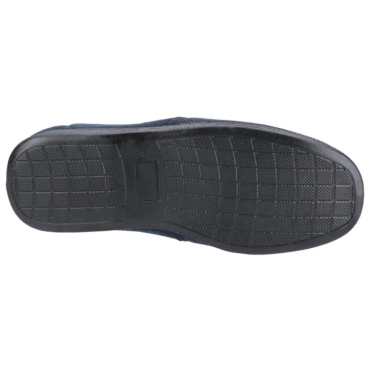 Fleet & Foster Tim Twin Gusset Slipper Navy