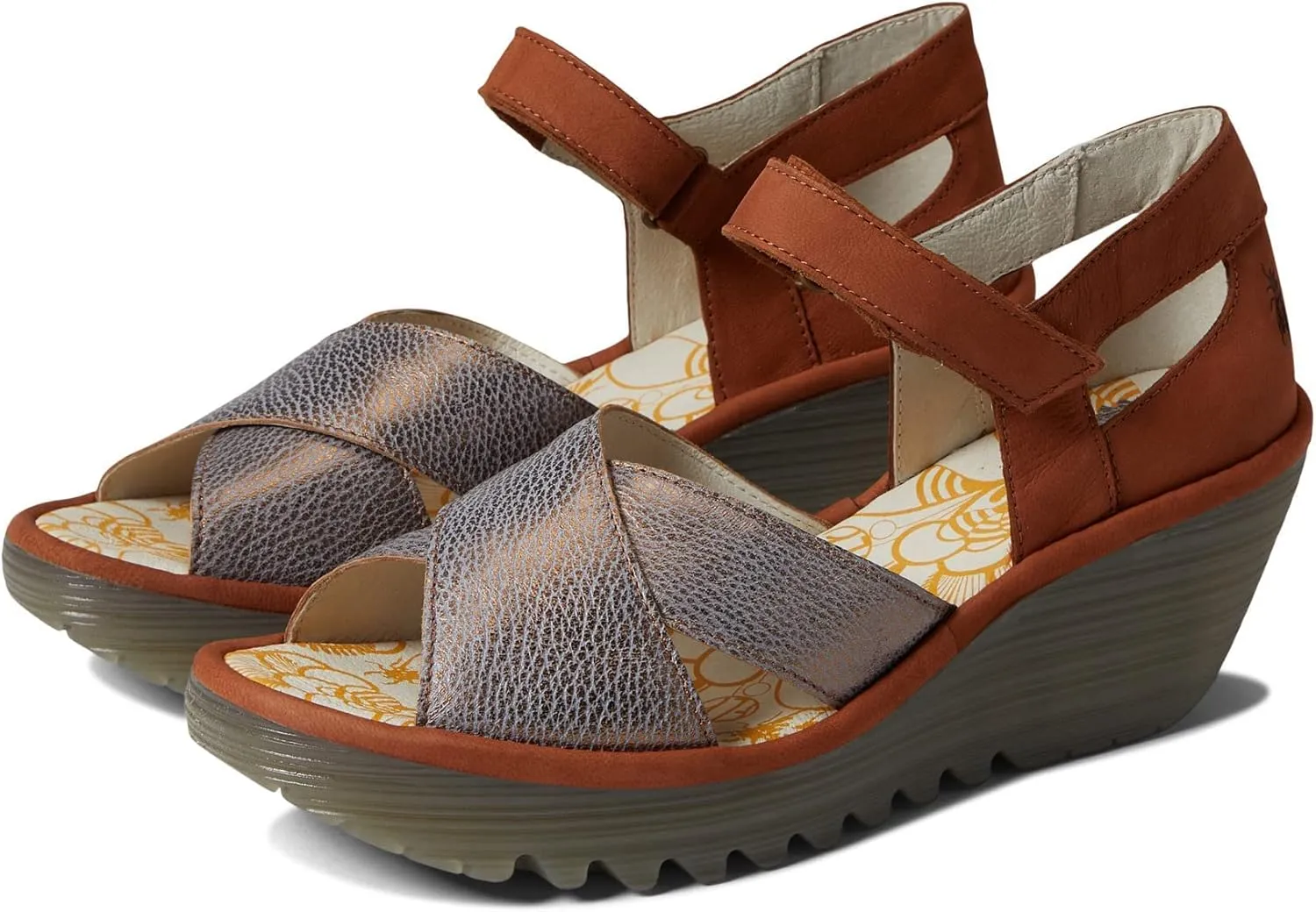 FLY London Women's Platform Wedge Sandal