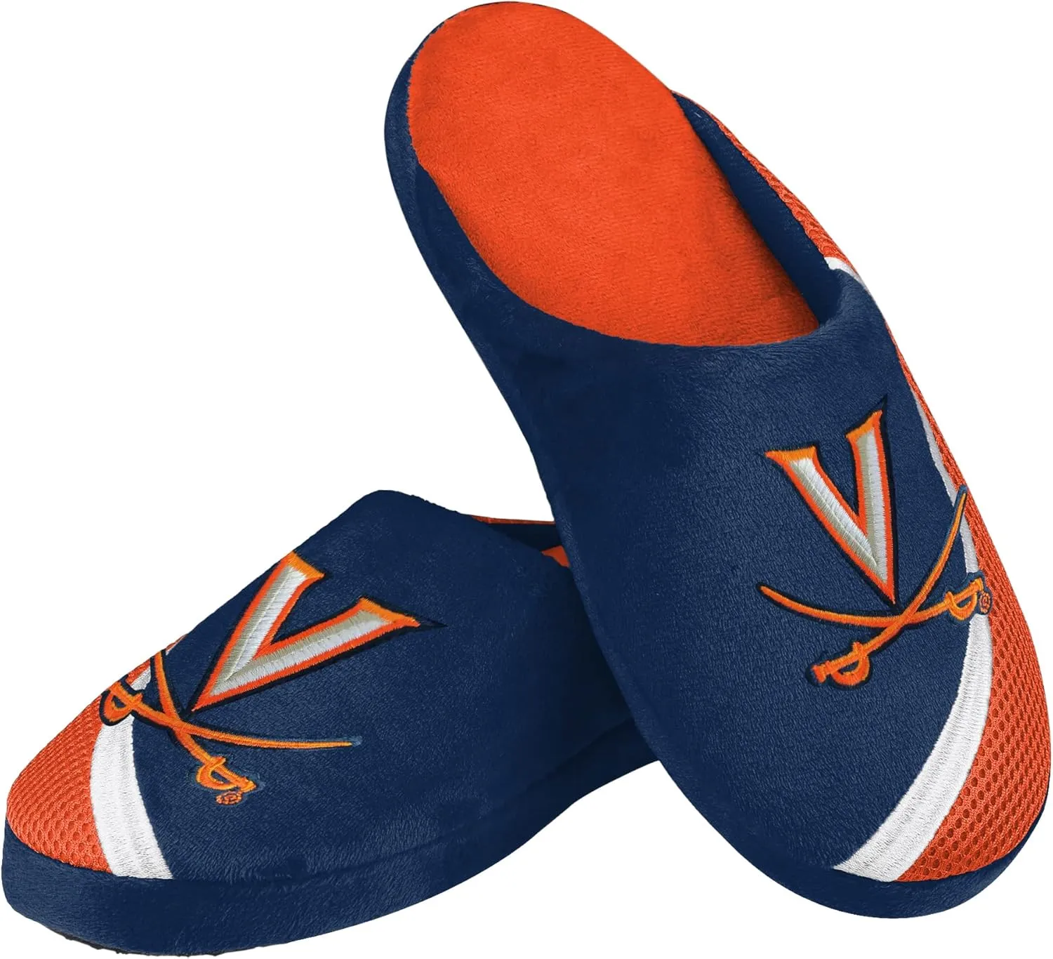 FOCO Men's NCAA 2022 Big Logo Color Edge Slipper