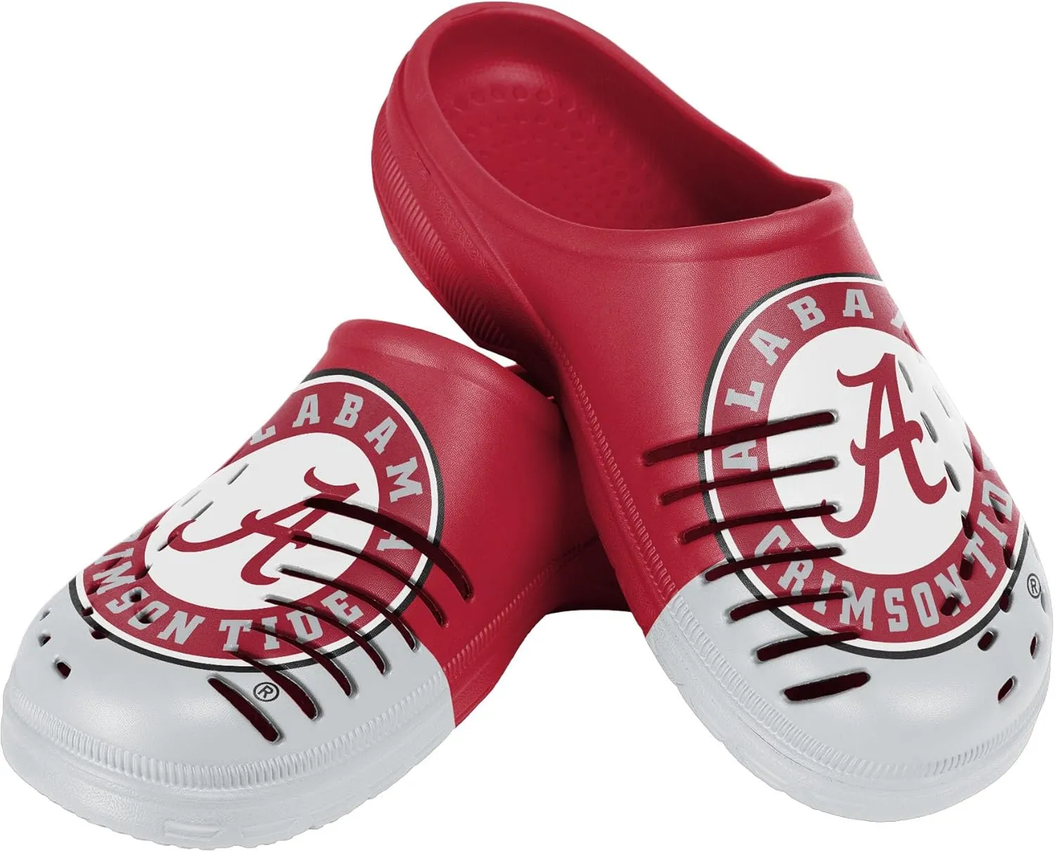 FOCO Men's NCAA Colorblock Big Logo Clog