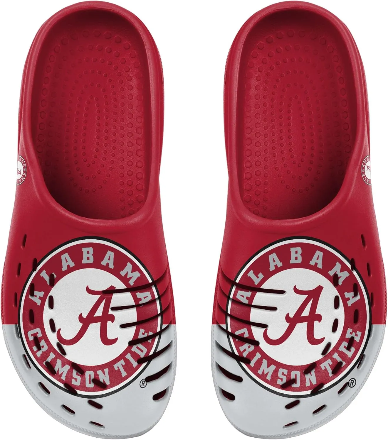 FOCO Men's NCAA Colorblock Big Logo Clog