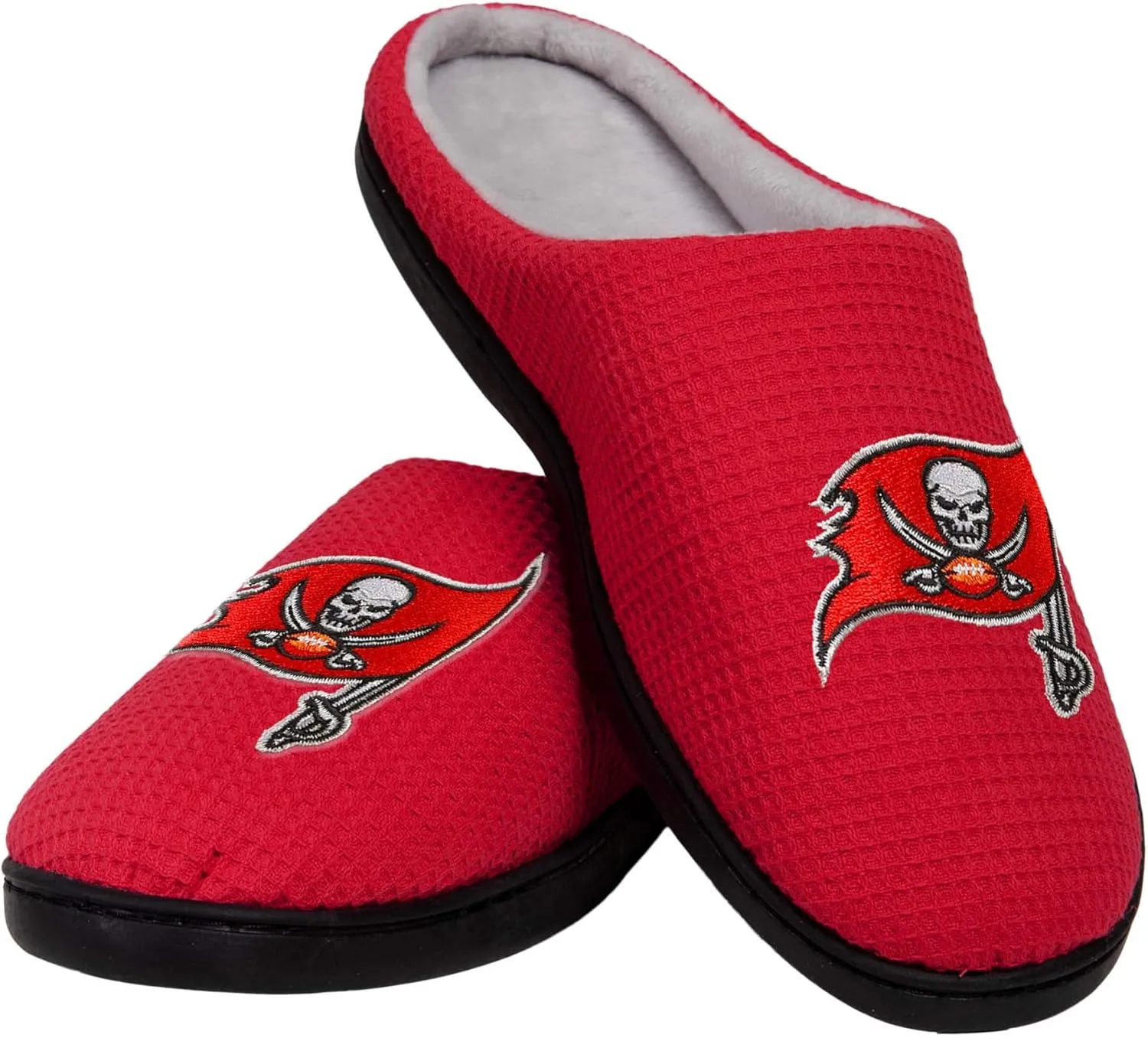 FOCO Men's NFL Team Logo Memory Foam Slide Slippers