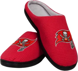 FOCO Men's NFL Team Logo Memory Foam Slide Slippers