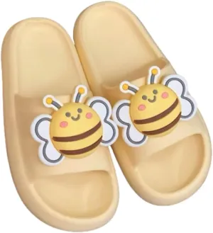 FoRes Multi Colored Cute Kawaii Bumble Bee Pillow Slipper Cloud Slides Non-Slip Summer Slipper