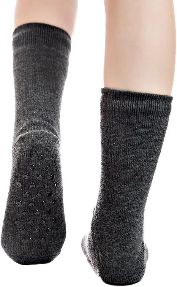 FRALOSHA Mens slippers Socks 3 Pairs Winter Warm Fuzzy Lined Non-Slip Soft Reading socks