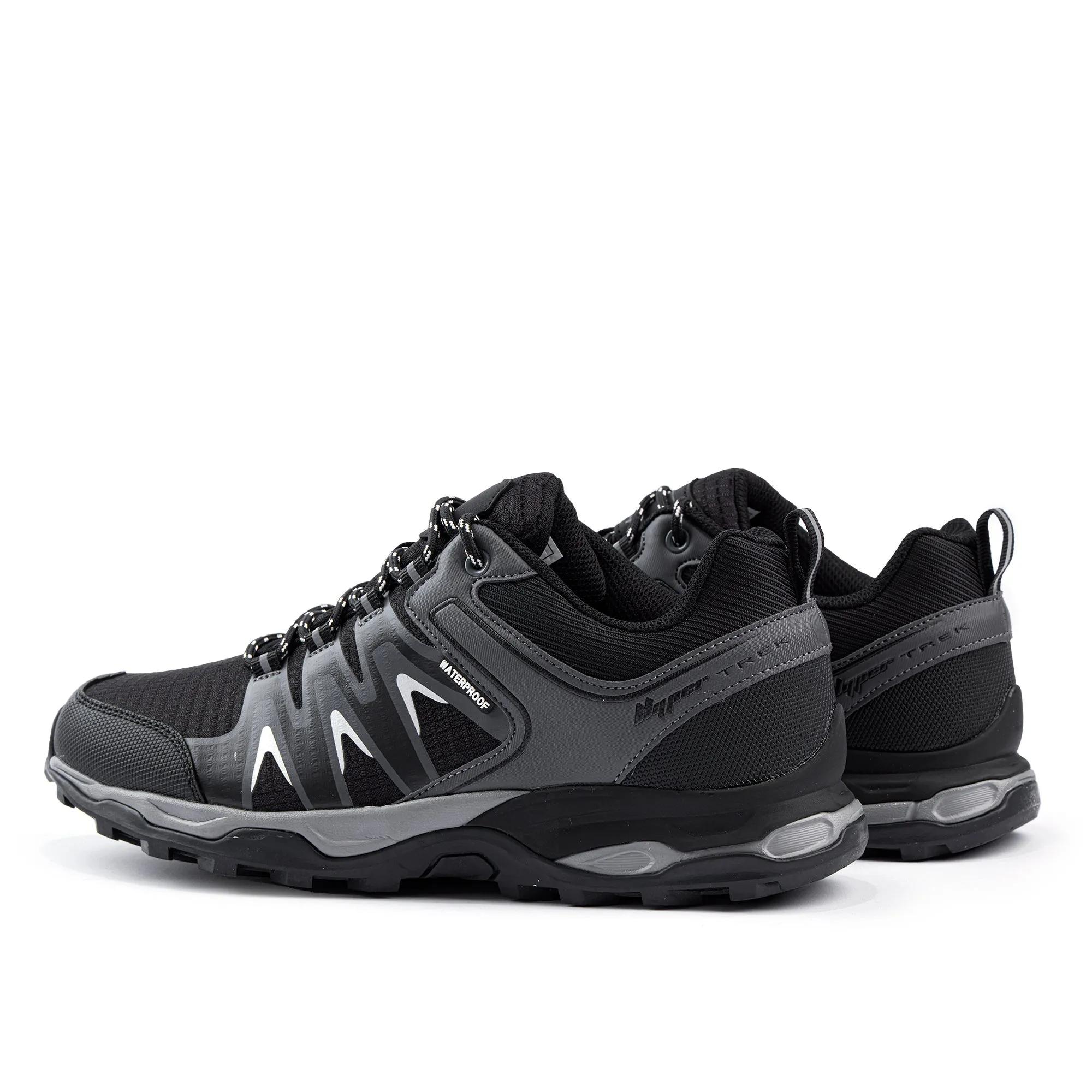 Frontier Mens Waterproof Hiking Shoe - Black/Grey