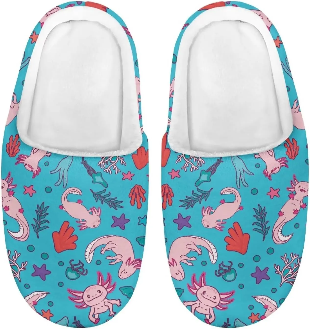 Fuzzy Slippers for Boys Girls Non-slip House Slipper Winter Bedroom Shoes for Little Kids