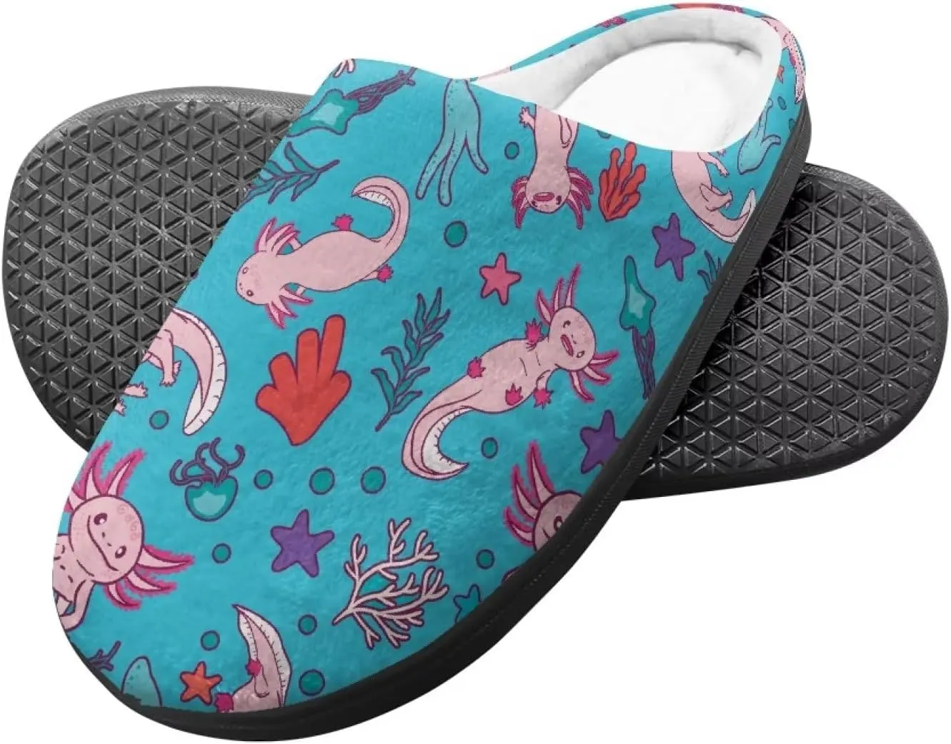 Fuzzy Slippers for Boys Girls Non-slip House Slipper Winter Bedroom Shoes for Little Kids