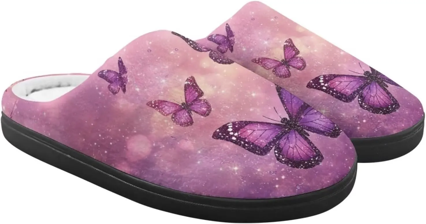 Fuzzy Slippers for Boys Girls Non-slip House Slipper Winter Home Shoes