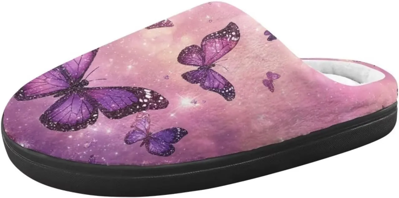 Fuzzy Slippers for Boys Girls Non-slip House Slipper Winter Home Shoes
