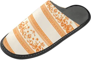 Fuzzy Slippers for Women Men Cozy Memory Foam Scuff Slippers Warm House Shoes Indoor/Outdoor