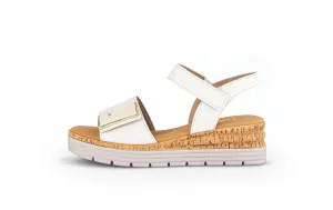 GABOR - 62.700.52 LOW WEDGE SANDAL - CREAM