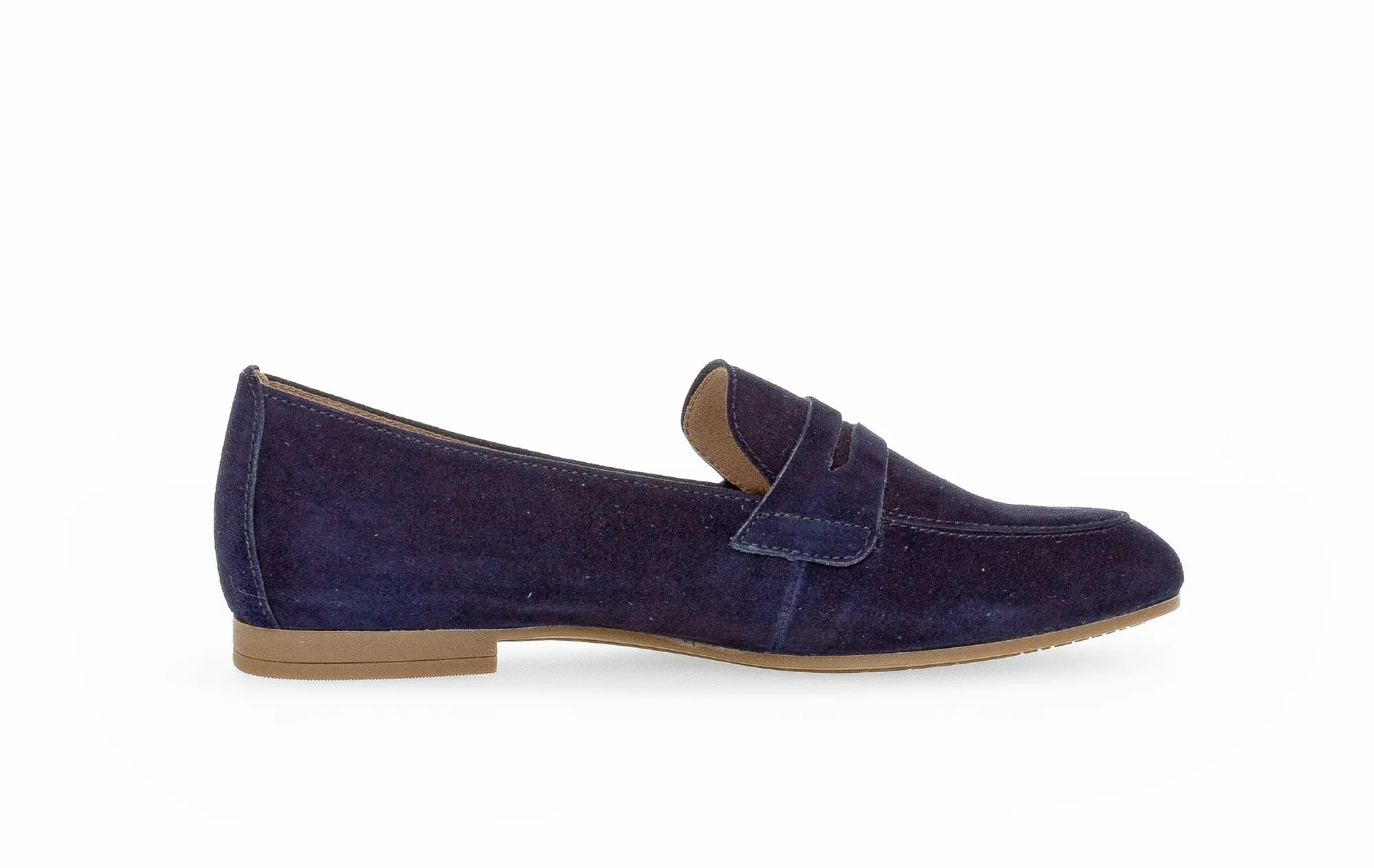 GABOR - 65.213.16 FLAT LOAFER - NAVY SUEDE