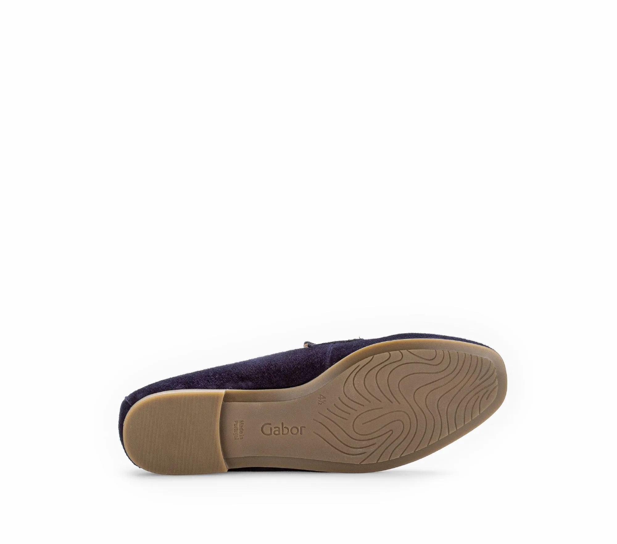 GABOR - 65.213.16 FLAT LOAFER - NAVY SUEDE