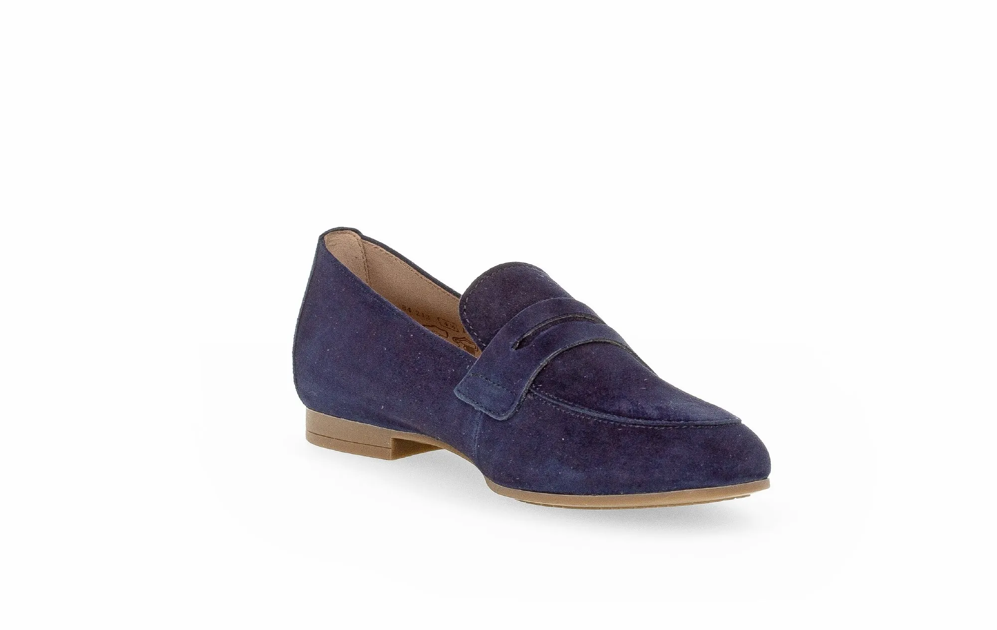 GABOR - 65.213.16 FLAT LOAFER - NAVY SUEDE