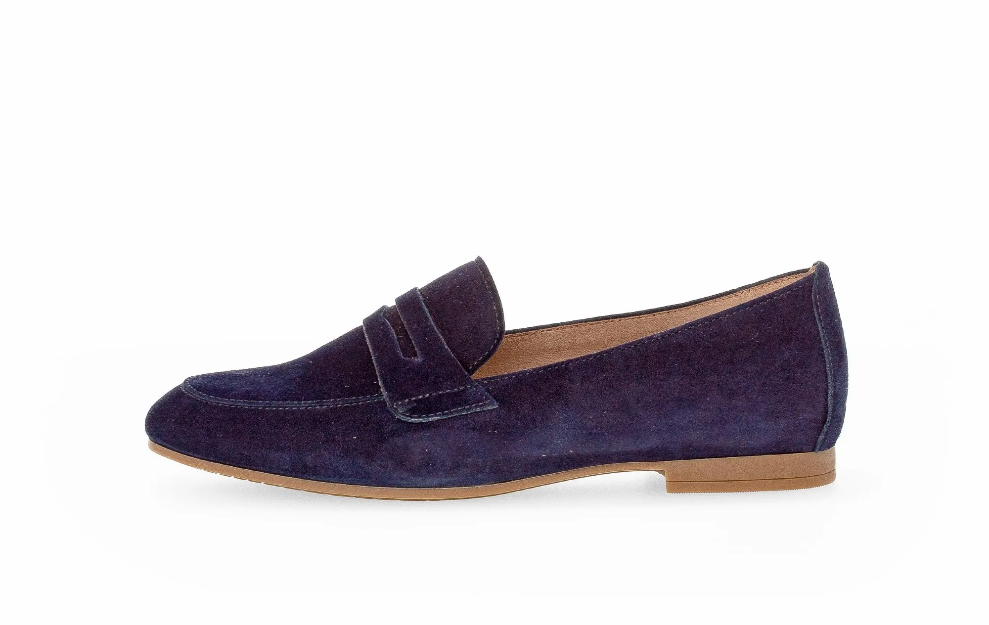 GABOR - 65.213.16 FLAT LOAFER - NAVY SUEDE