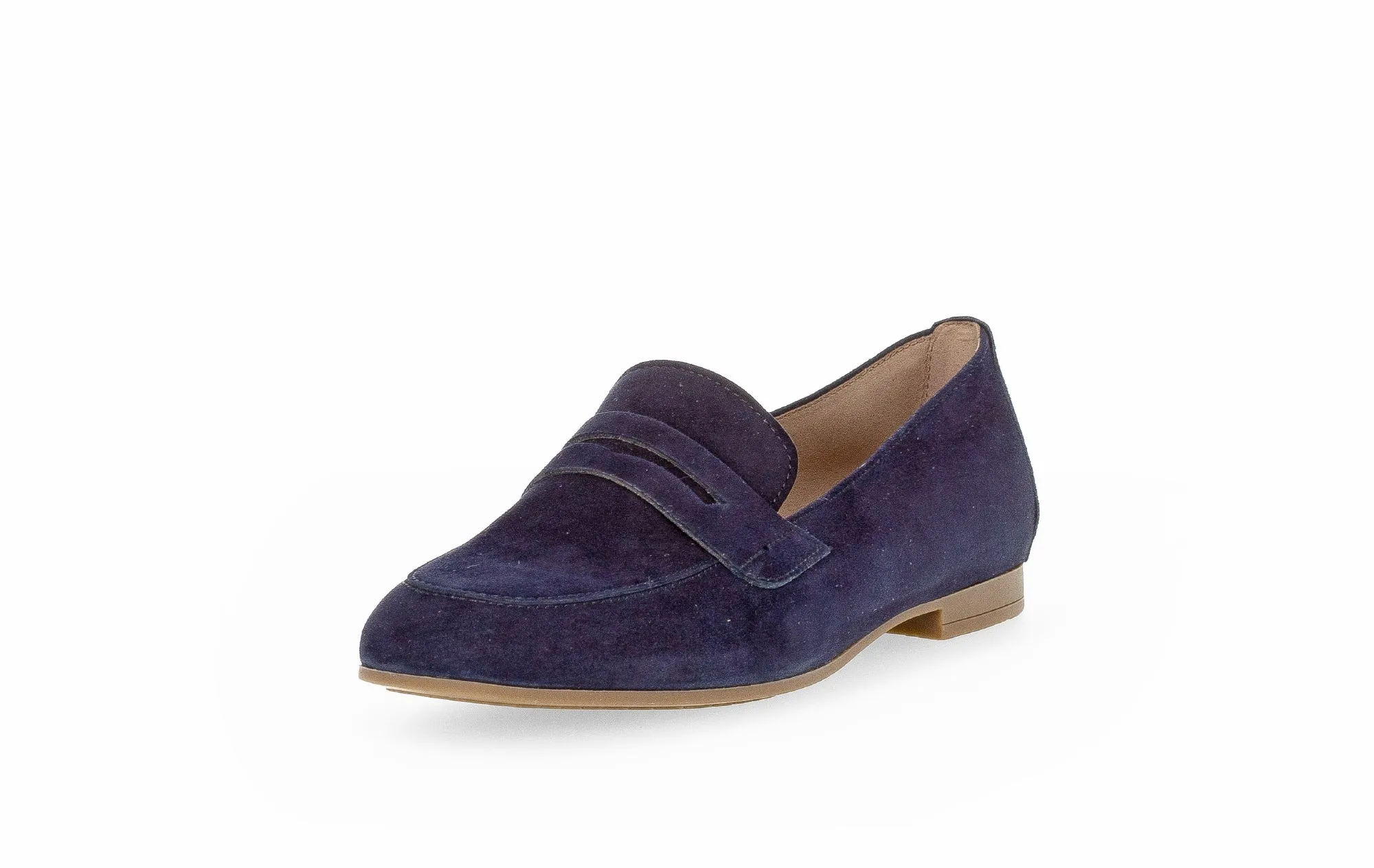 GABOR - 65.213.16 FLAT LOAFER - NAVY SUEDE